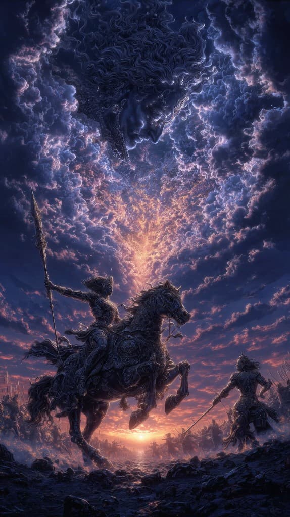 Kurukshetra — sky over the field